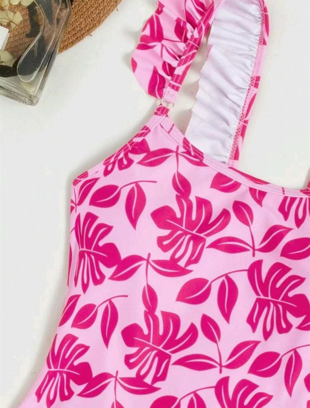 European And American Printed One-piece Bikini Swimsuit