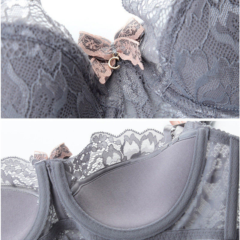 Ladies Lace Thin Cotton Cup Sexy Comfortable Underwear