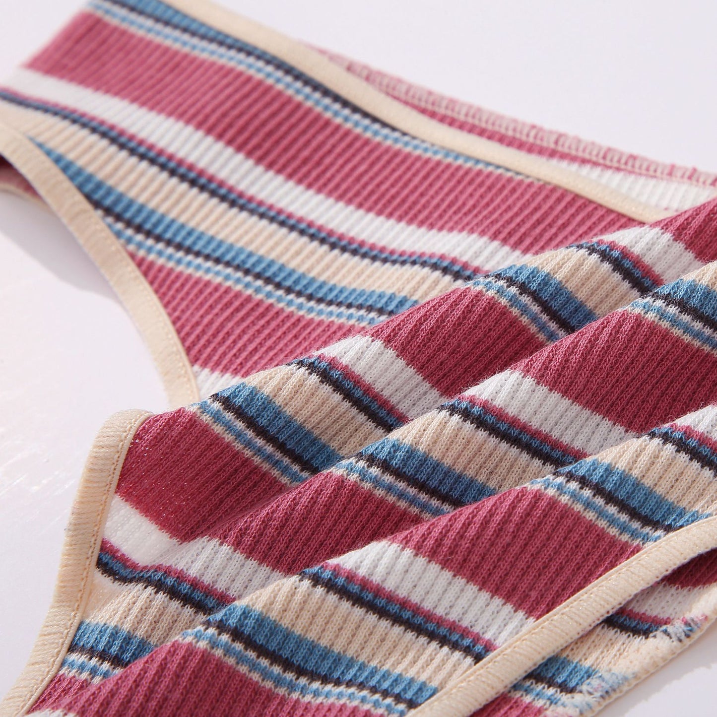Contrast Color Stitching Pants Cotton Summer Comfort Briefs