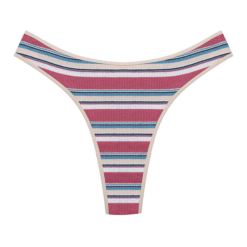 Contrast Color Stitching Pants Cotton Summer Comfort Briefs
