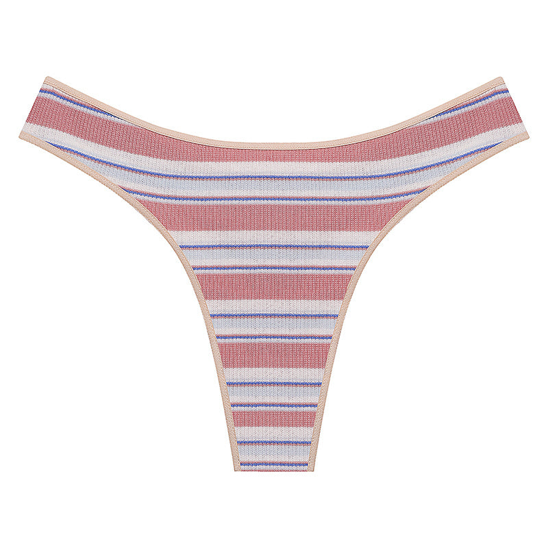 Contrast Color Stitching Pants Cotton Summer Comfort Briefs